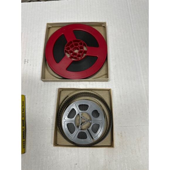 Mighty Mouse Winning The West Super 8MM Film and Bugs Bunny in Unruly Hare 8mm - Picture 2 of 3